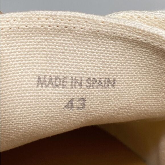 Jil Sander Low-Top Canvas Sneakers size 43/us size 10 - Picture 8 of 10